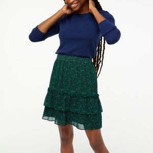 J. Crew Factory Ruffle Mini Skirt